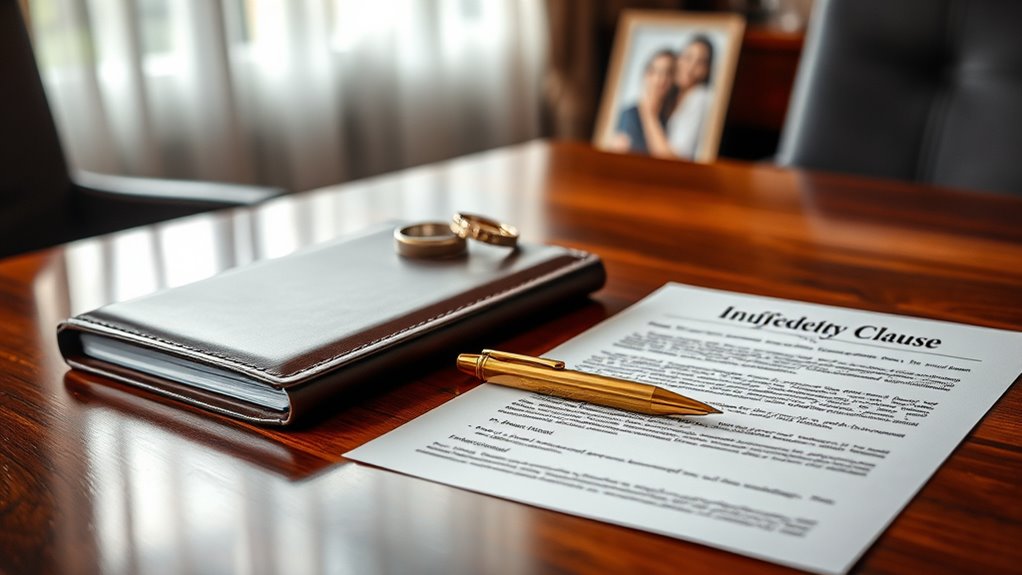 infidelity clauses in prenups