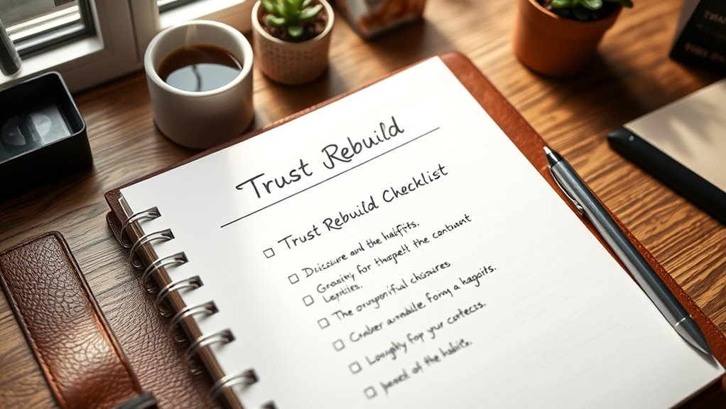 rebuild trust through honesty