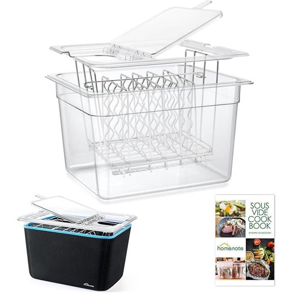 HOMENOTE 12 Qt Sous Vide Container with Accessories