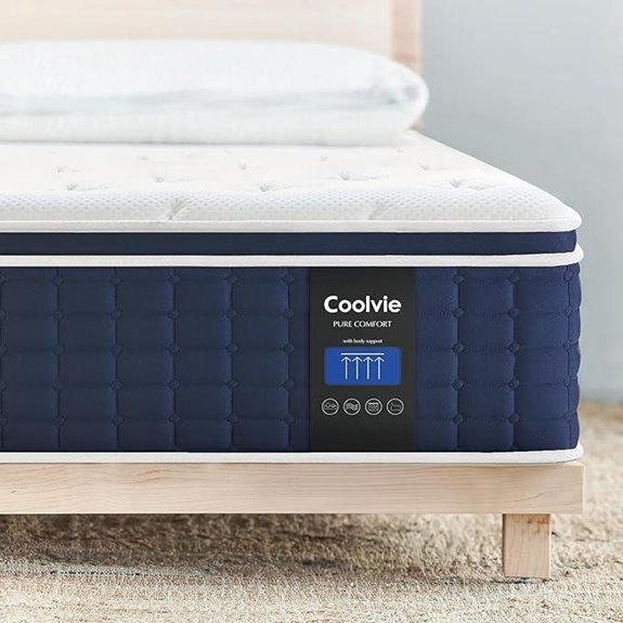 Coolvie 14-Inch Hybrid Mattress with Gel Memory Foam
