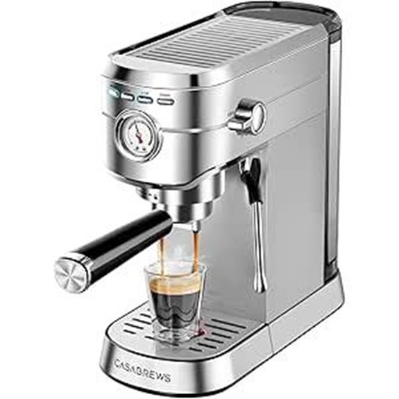 CASABREWS 20 Bar Espresso Machine with Milk Frother