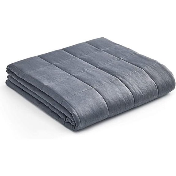 YnM 30lb Cotton Weighted Blanket for Queen/King Bed