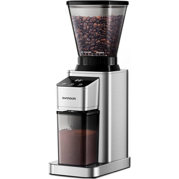 SHARDOR Coffee Grinder with 48 Settings and Timer