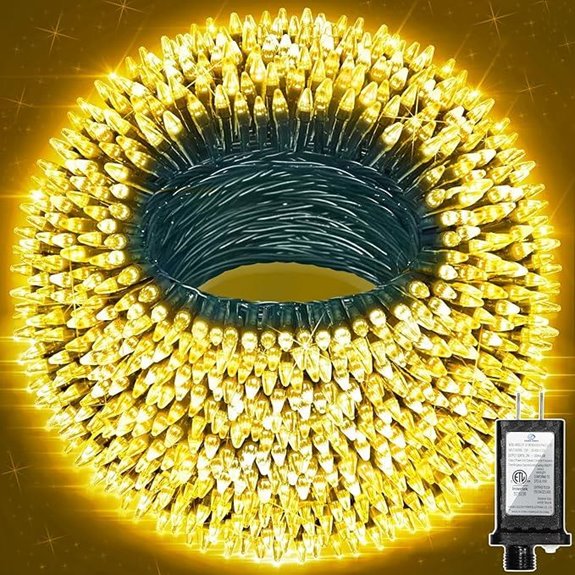 240FT 750LED Christmas String Lights with Modes