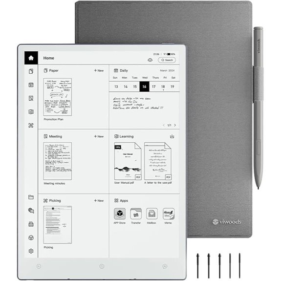 Carta 1300 AI E Ink Tablet with Stylus and Accessories