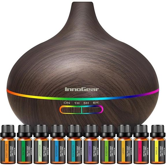 InnoGear Aromatherapy Diffuser & Essential Oils Set