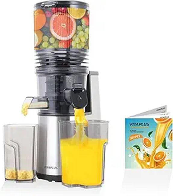 VITAPLUS Cold Press Masticating Juicer with 5.8 Feed