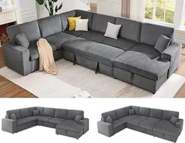 Jocisland 130 Sleeper Sofa with Storage
