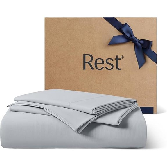 REST Evercool King Sheet Set with Silver Yarn