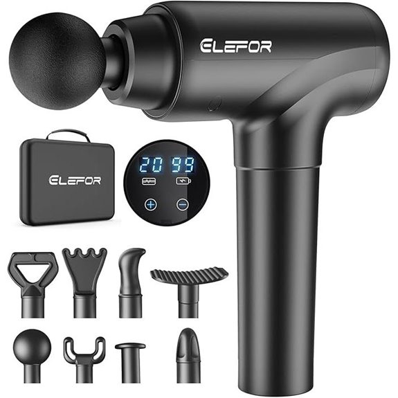 Elefor Massage Gun Deep Tissue Percussion Muscle Massager