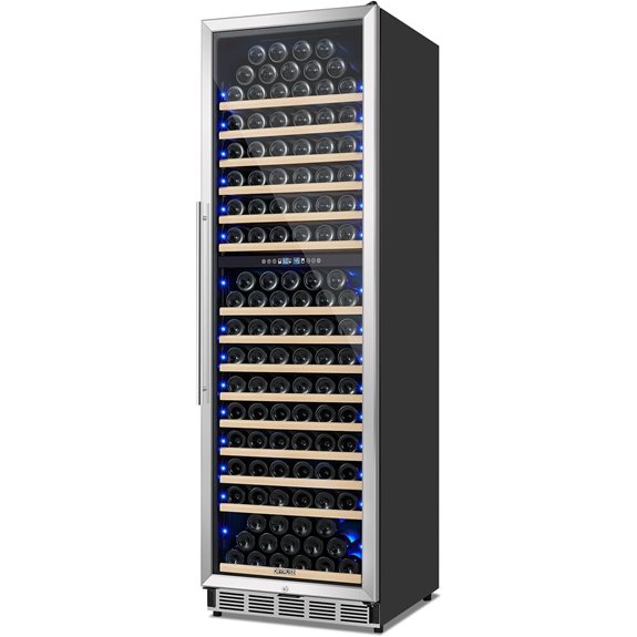 200-Bottle Dual Zone Wine Cooler Refrigerator