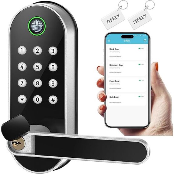 Smart Fingerprint Door Lock with Keypad and Remote Access