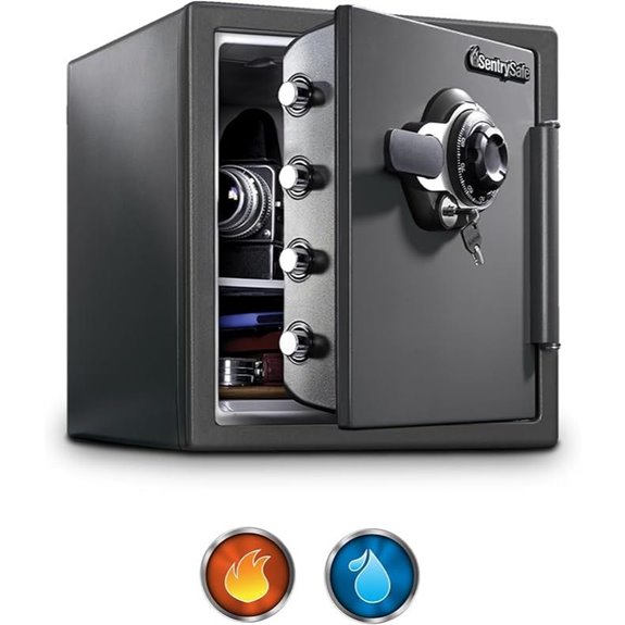 SentrySafe Fireproof & Waterproof Safe Box (1.23 cu ft)