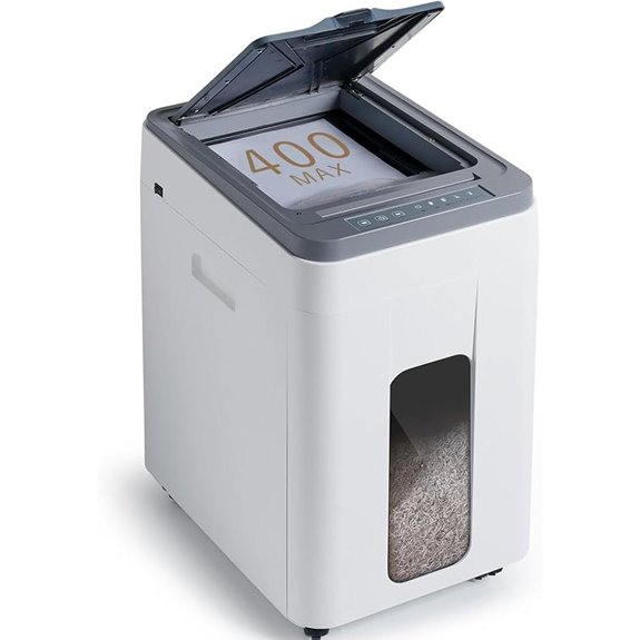 Heavy Duty Micro Cut Paper Shredder with Auto Feed
