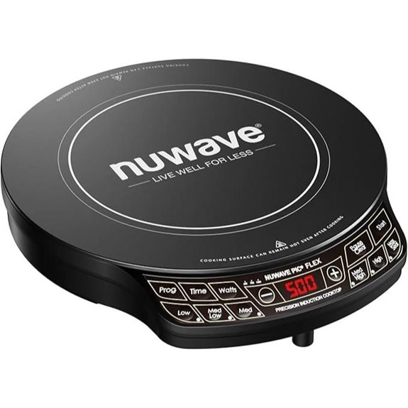 Nuwave Induction Cooktop with Ceramic Glass and Adjustable Temps