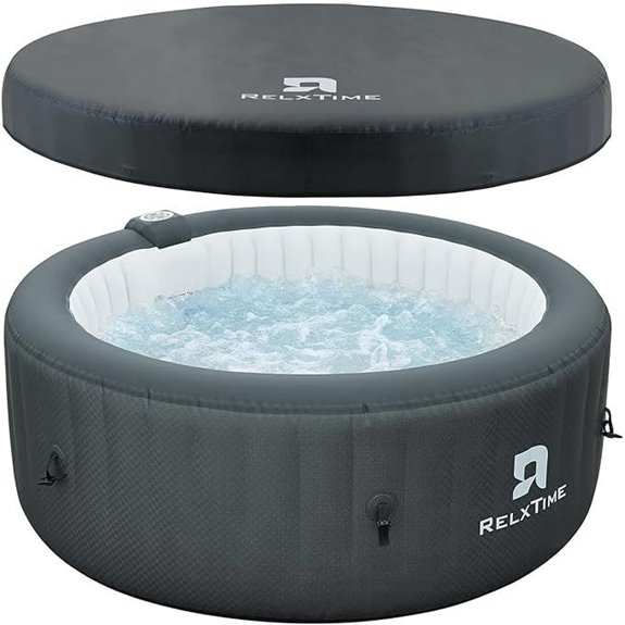 Inflatable Hot Tub for 2-4 People with Jets
