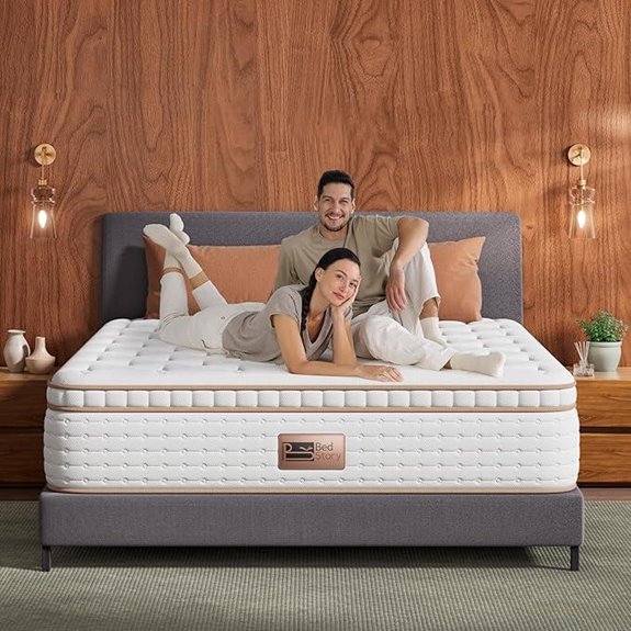 BedStory King Hybrid Mattress with Lumbar Support