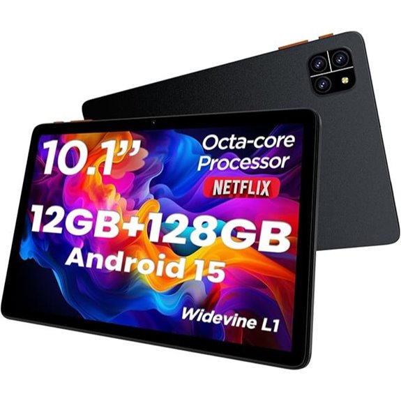 10-Inch Android Tablet with 12GB RAM and 128GB Storage