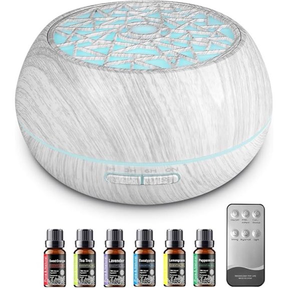 550ml Essential Oil Diffuser with LED Night Light