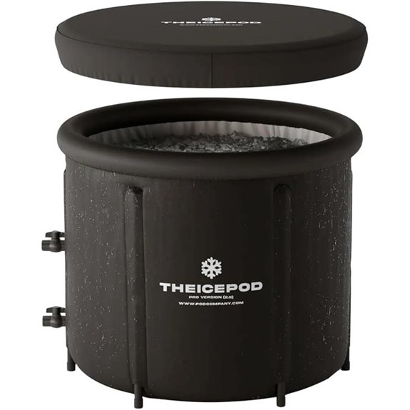 Ice Pod Pro 110-Gallon Cold Plunge Tub with Lid