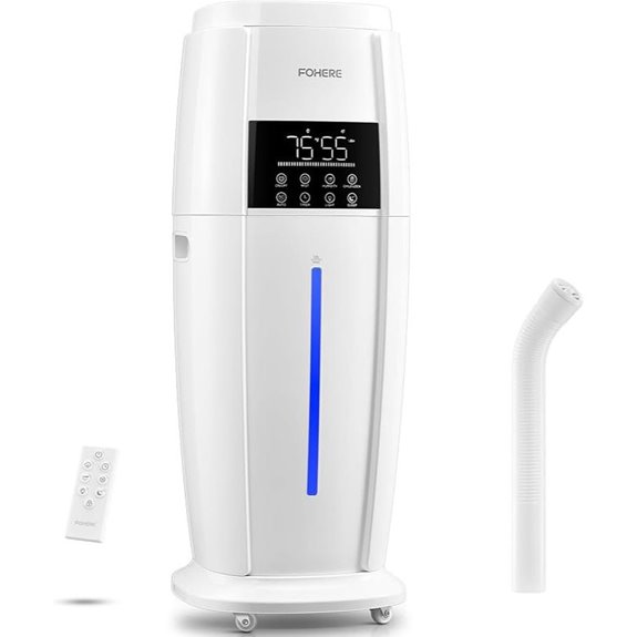 FOHERE Large Room Humidifier with Remote and Modes