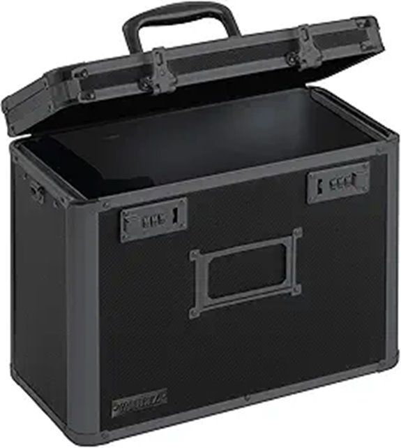 Vaultz File Organizer with Locking Totes