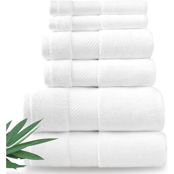 Luxury 6-Piece Bamboo Viscose Bath Towel Set