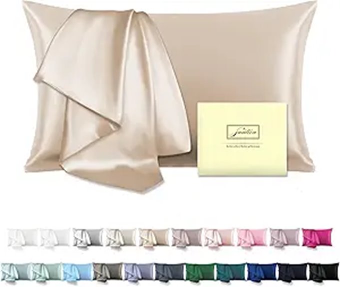 Mulberry Silk Pillowcase with Hidden Zipper King Size