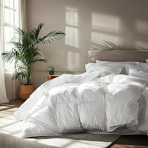 Serta Queen Goose Feather Down Comforter