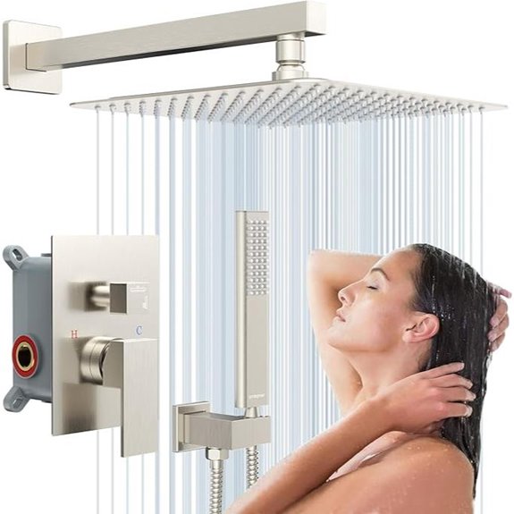 EMBATHER 12 Shower System with Rain Head