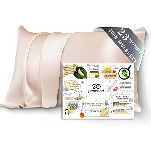PROMEED Mulberry Silk Pillowcase for Hair & Skin