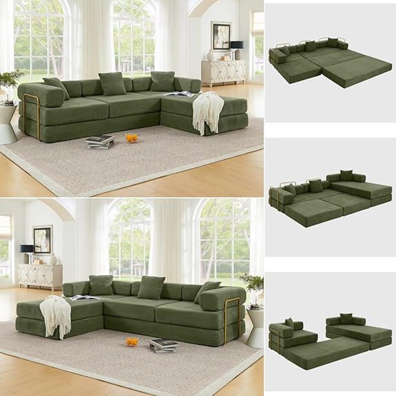 HANXIN 108 Modular Sofa Bed with Pull-Out Bed