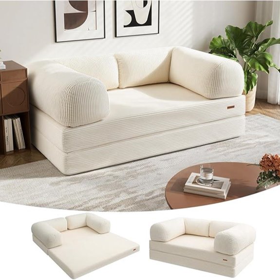 COMAX 4-in-1 Queen Sofa Bed with Armrests