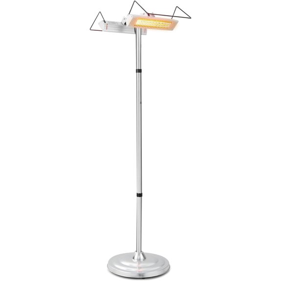 COSTWAY Outdoor Electric Infrared Patio Heater (1500W)