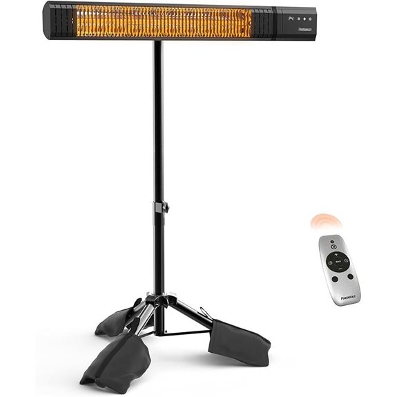 PowerScale Outdoor Infrared Patio Heater with Stand