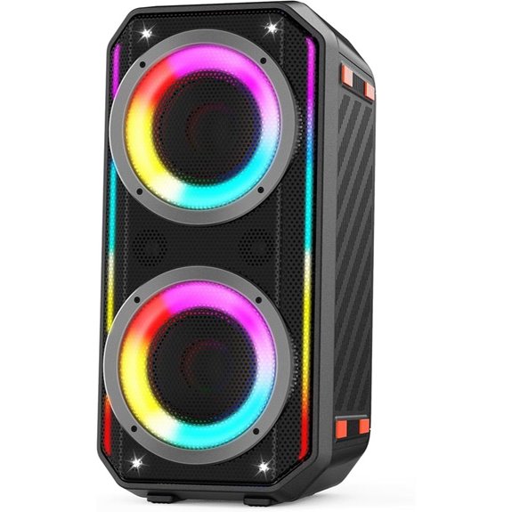 Bluetooth 300W Portable Wireless Party Speaker with Lights