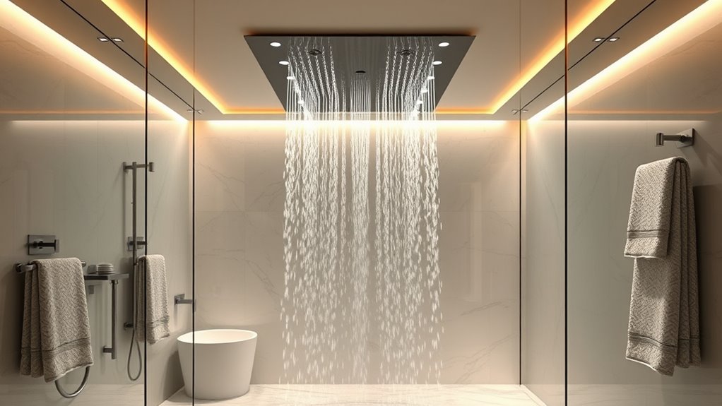 rainfall shower system factors