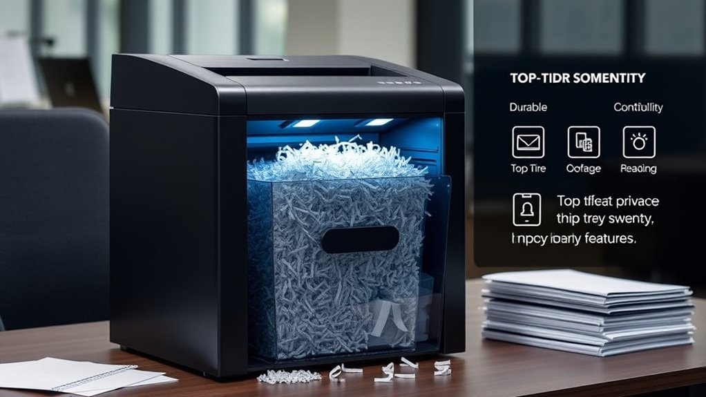 secure efficient shredding features