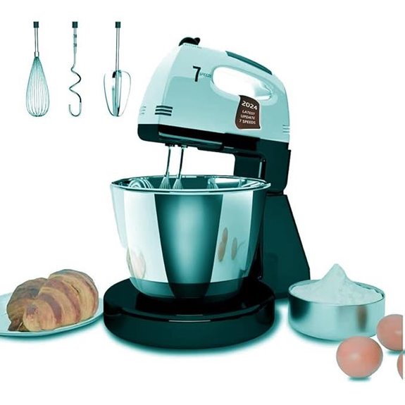 Stand Mixer with 7 Speeds and Accessories