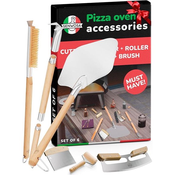 Premium Pizza Oven Accessories Kit (6-Piece Set)