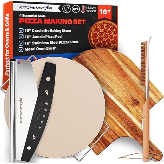 KitchenStar 16-inch Pizza Making Set (6 pcs)