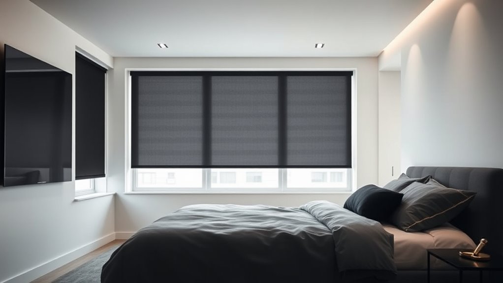 sleep enhancing shade features