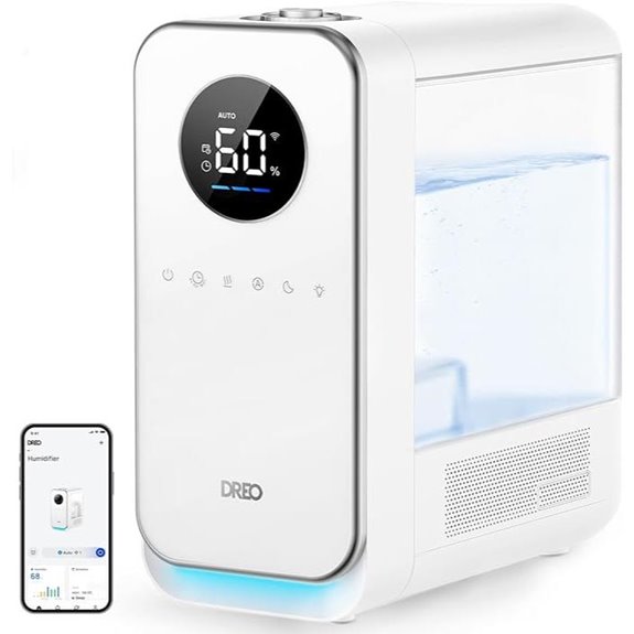 Dreo Smart Quiet Humidifier with Alexa/Google Compatibility