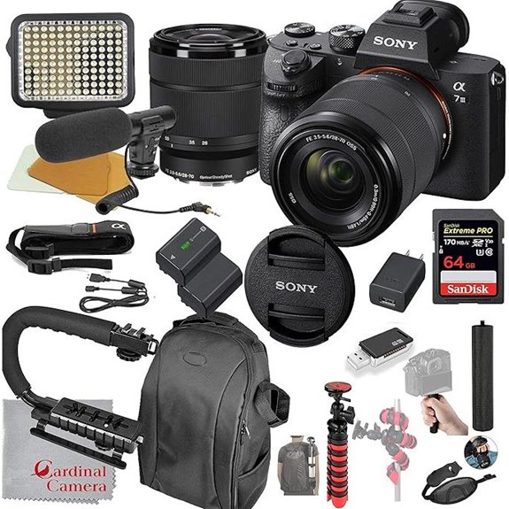 Sony Alpha a7 III Mirrorless Camera Kit with Accessories