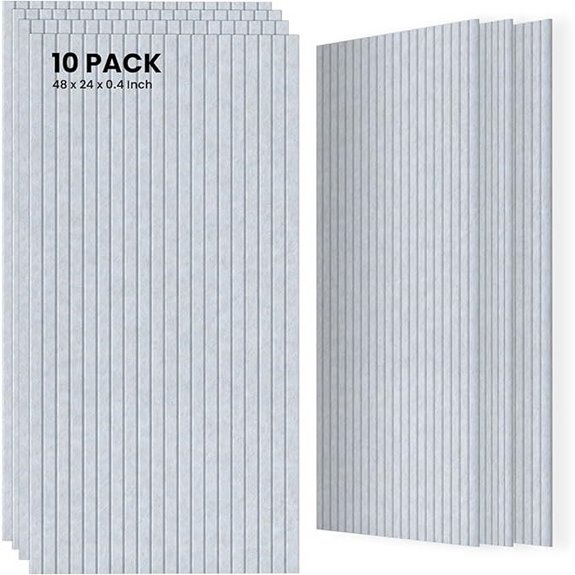 10 Pack Acoustic Soundproof Wall Panels