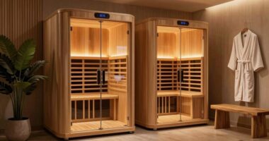 top two person infrared saunas