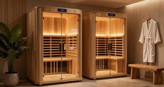 top two person infrared saunas