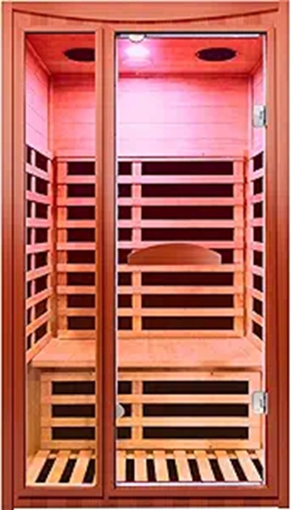 Infrared Sauna for 1-2 Persons with Lights
