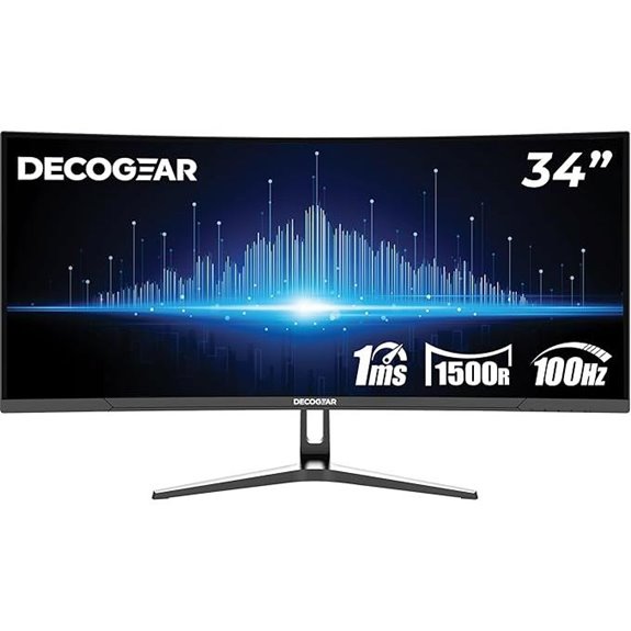 Deco Gear 34 Ultrawide Curved WQHD Monitor