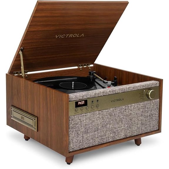 Victrola Century 6-in-1 Vinyl Record Player & Music Center